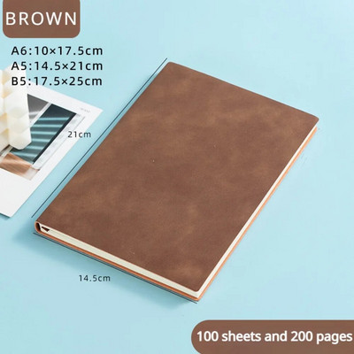 Märkmikud A6 200P jooneline/tühi leht Päevik Ajakiri Märkmik Kirjatarbed kontoritarvete jaoks koolitarvete jaoks Bullet Sketch Agenda 2024