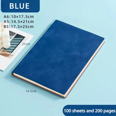 Märkmikud A6 200P jooneline/tühi leht Päevik Ajakiri Märkmik Kirjatarbed kontoritarvete jaoks koolitarvete jaoks Bullet Sketch Agenda 2024