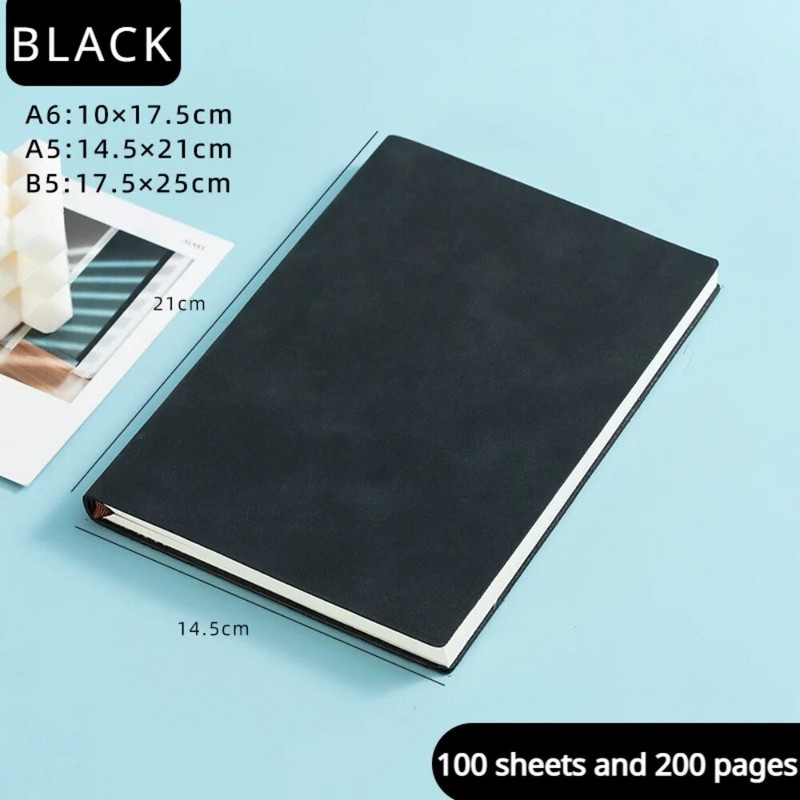 Märkmikud A6 200P jooneline/tühi leht Päevik Ajakiri Märkmik Kirjatarbed kontoritarvete jaoks koolitarvete jaoks Bullet Sketch Agenda 2024