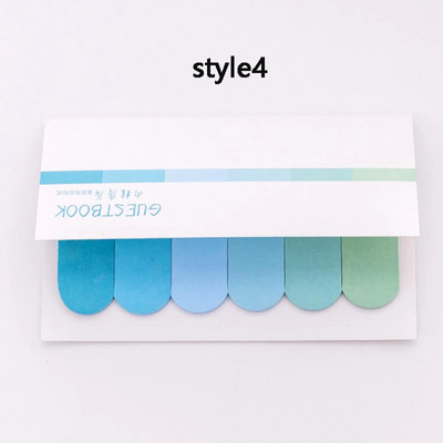 120 σελίδες Cute Kawaii Memo Pad Sticky Notes Stationery Sticker Index Δημοσιεύτηκε Planner Αυτοκόλλητα Σημειωματάρια Σχολικά είδη γραφείου