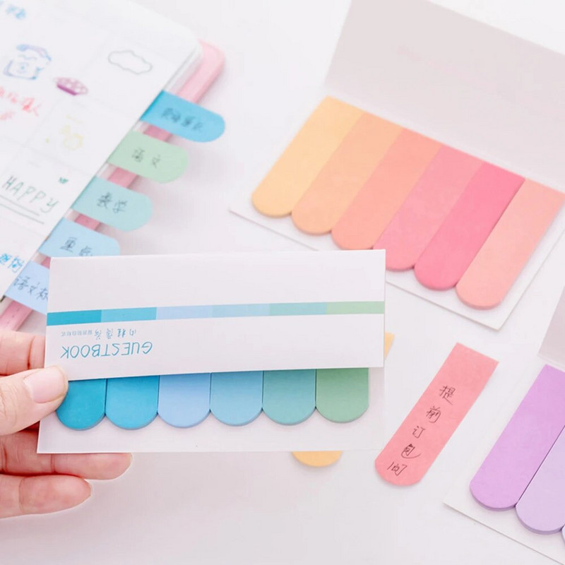 120 σελίδες Cute Kawaii Memo Pad Sticky Notes Stationery Sticker Index Δημοσιεύτηκε Planner Αυτοκόλλητα Σημειωματάρια Σχολικά είδη γραφείου