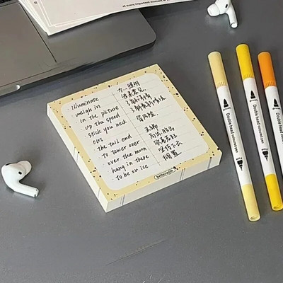 100 plokki/pakk läbipaistvat tolli Postitatud Märkmikud Märkmikud paberid Kooli kirjatarbed kontoritarbed