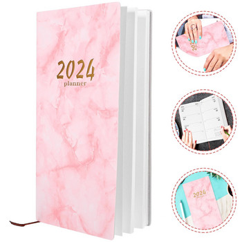 The Notebook 2024 Year Notepad Agenda Marbling Planning Εγχειρίδιο Business Pu Planner Students Practical Writing Portable