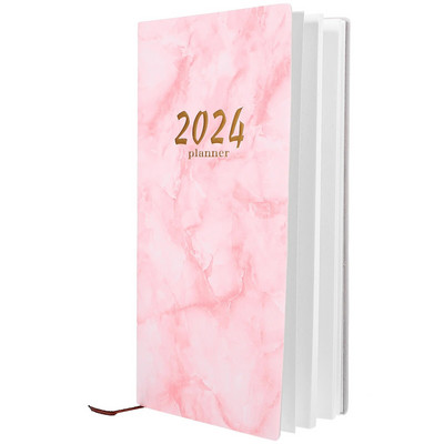 The Notebook 2024 Year Notepad Agenda Marbling Planning Handbook Business Pu Planner Студенти Практическо писане Преносим