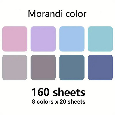 160 lehte Värvid Läbipaistvad kleeppaberid Veekindlad registrikaardid Kleepmemo Kirjatarbed Kooli kontoritarbed