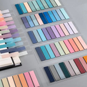 LOLEDE Morandi Έγχρωμο διαφανές αυτοκόλλητο σημείωμα Ευρετήριο καρτέλες Βέλος Σημαίες αυτοκόλλητη σημείωση για Σχεδιασμός σημείων σελίδας Αυτοκόλλητα γραφείου Σχολείο