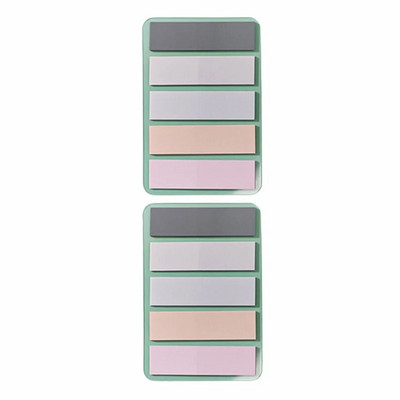 LOLEDE Morandi Έγχρωμο διαφανές αυτοκόλλητο σημείωμα Ευρετήριο καρτέλες Βέλος Σημαίες αυτοκόλλητη σημείωση για Σχεδιασμός σημείων σελίδας Αυτοκόλλητα γραφείου Σχολείο