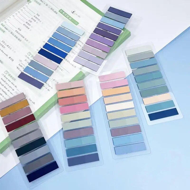 LOLEDE Morandi Έγχρωμο διαφανές αυτοκόλλητο σημείωμα Ευρετήριο καρτέλες Βέλος Σημαίες αυτοκόλλητη σημείωση για Σχεδιασμός σημείων σελίδας Αυτοκόλλητα γραφείου Σχολείο