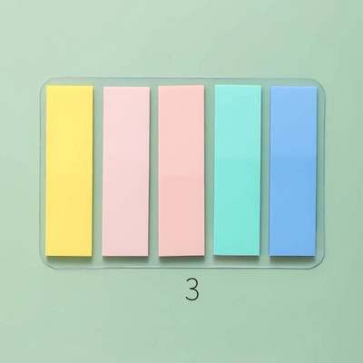 100Φύλλο/παρτίδα Morandi Υπόμνημα Ευρετήριο Καρτέλες PET Βέλος Σημαίες κολλώδους σημείωσης για Αυτοκόλλητα σχεδιασμού σήμανσης σελίδας Αυτοκόλλητα γραφείου Σχολική γραφική ύλη