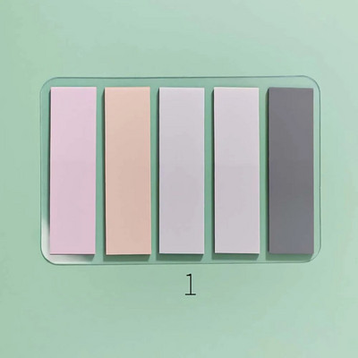 100Φύλλο/παρτίδα Morandi Υπόμνημα Ευρετήριο Καρτέλες PET Βέλος Σημαίες κολλώδους σημείωσης για Αυτοκόλλητα σχεδιασμού σήμανσης σελίδας Αυτοκόλλητα γραφείου Σχολική γραφική ύλη