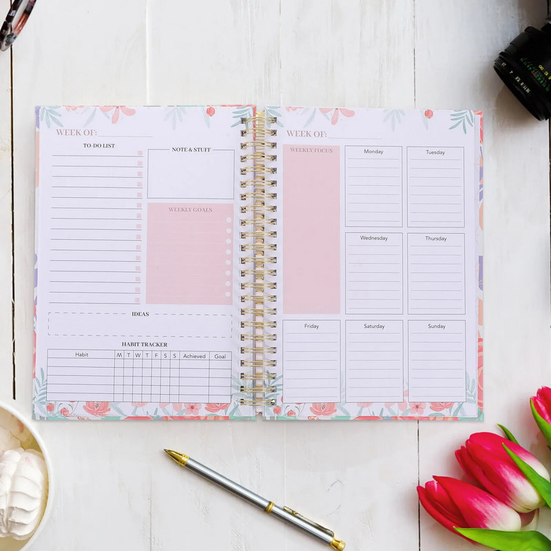 Household Planner 2024 Ημερήσια Εβδομάδα Σχεδιασμός Ατζέντα Σημειωματάριου Ημερολογίου Σχεδιασμένος Ακαδημαϊκός Σχεδιαστής Organizer Αναλώσιμα γραφείου