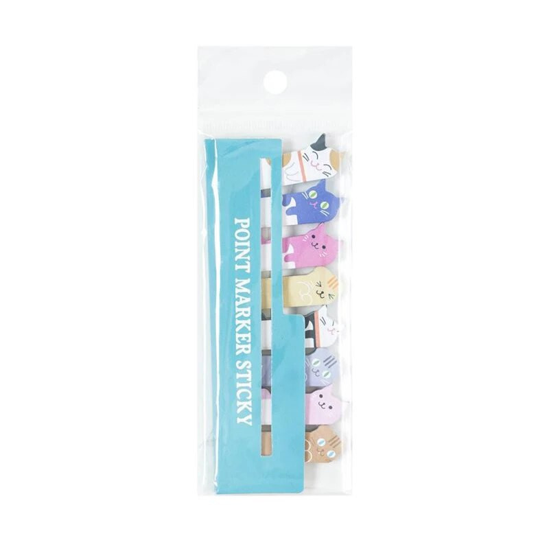 240 listova/paket Kawaii Cat Index Ljepljive bilješke Ušivanje Bilježnica Naljepnice Slatki podsjetnik DIY pribor Pribor za studentski dnevnik