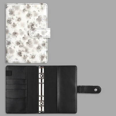 A6 PU nahast lillede eelarveplaneerija 2024 sularahaümbriku säästuarvete päevik Päevakorra plaanija lahtiste lehtedega märkmikuköitja paberkaas