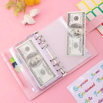 A6 Marble Colorful Money Budget Planner Binder Envelopes Cash Notebook for Budgeting Money Organizer for Budget Binder