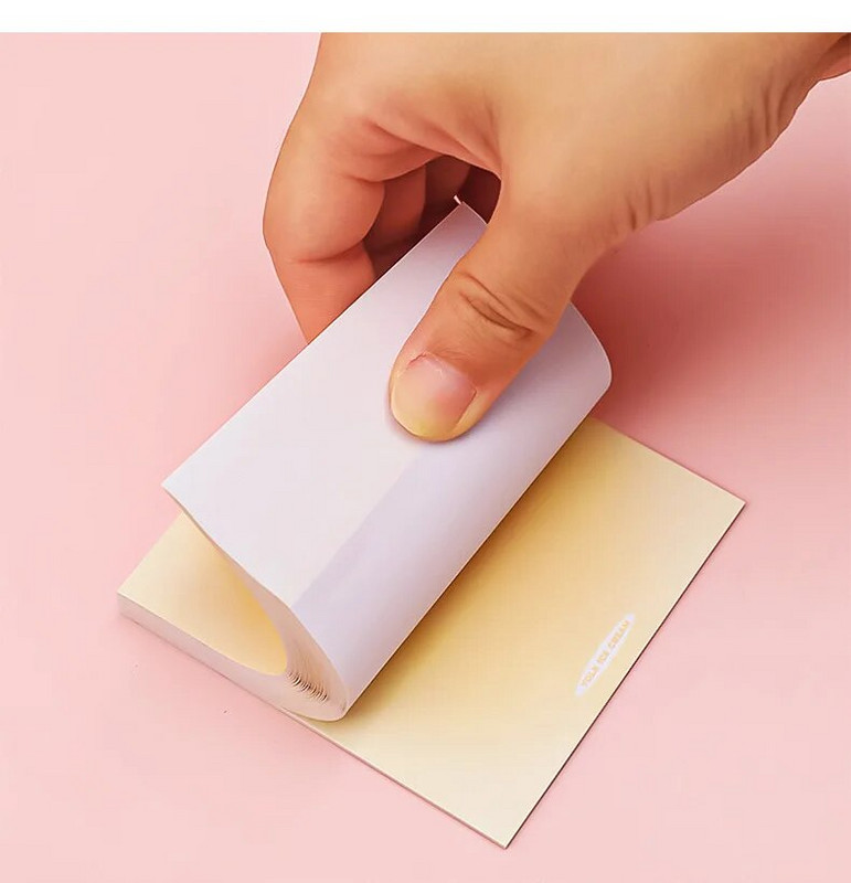 Yatniee 50 lehte gradient ühevärviline kleepuvad märkmed postitati Märkmik märkmed õpilastele sõnum Kleepmärkmik Kontor Kooli staatus