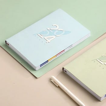 Kawaii 2024 Notebook 365 Days Budget Planner Diary Journal Planner Notepad Agenda Organizer Spanish Efficiency Notepad Office