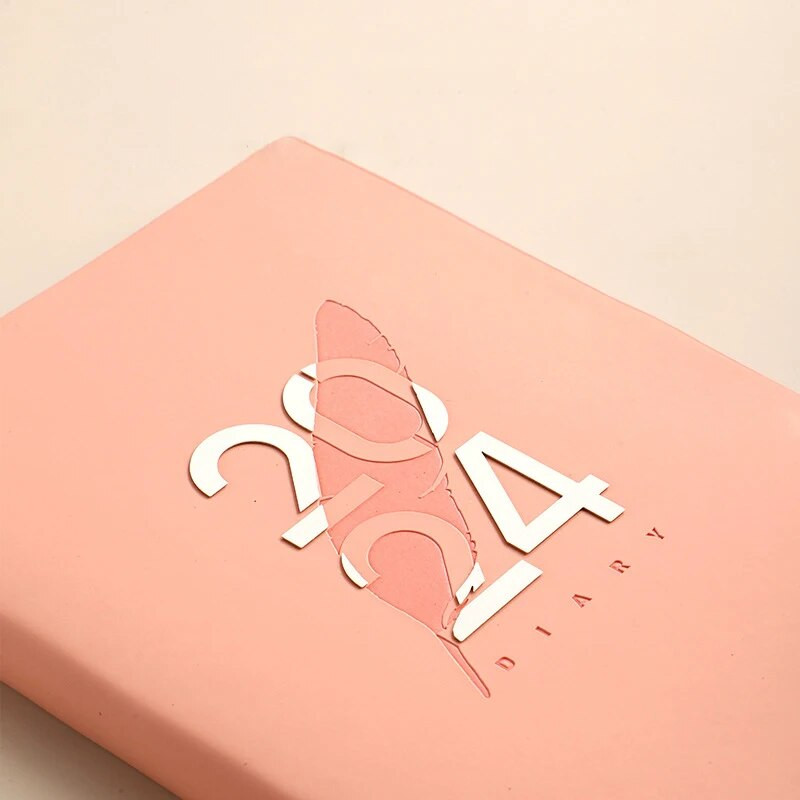 Kawaii 2024 märkmik 365 päeva eelarve planeerija päevik päeviku planeerija märkmik Päevakorra korraldaja Hispaania tõhususe märkmikukontor