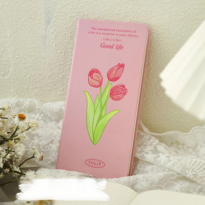 Σημειωματάριο Ins Tulip Planner Kawaii Budget Diary Journal Σημειωματάριο Agenda Planner Πρόγραμμα Organizer To Do List Κορεατικά χαρτικά