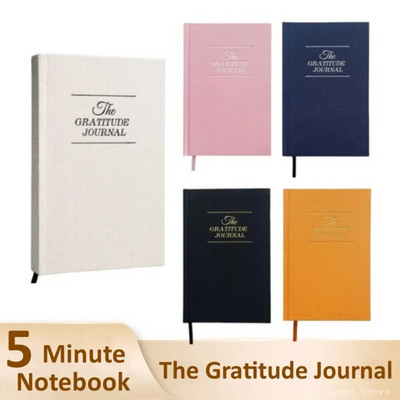 A Gratitude Journal napi 5 perces jegyzetfüzete több boldogságért, optimizmusért, megerősítésért, reflexiós ütési ütemterv