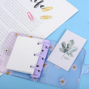 Мини 3 дупки Daisy Binder Note Planner Организатор Бележник Дневник Diary Ring Binder Kawaii Ученически пособия