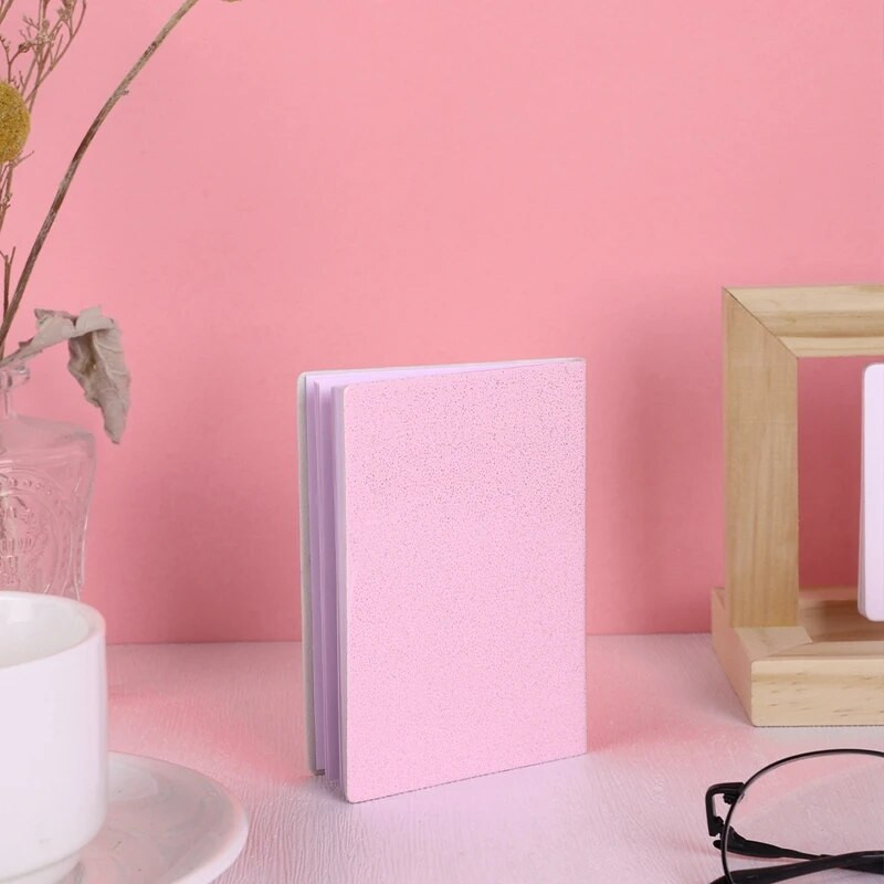 A7 2024 English Planner Leather Hardcover 120 Pages Paper Mini Journal Dairy Pocket Notebook Φοιτητικό Γραφείο