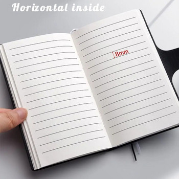 Κάλυμμα PU A7 Mini Notebook φορητό σημειωματάριο τσέπης Βιβλίο ημερολογίου Χειρόγραφο σημειωματάριο Word Βιβλίο Υπόμνημα Γραφείο Μαθητικό Σχολικό Χαρτικά