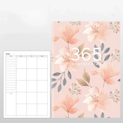 2024 A4 A5 Kalendar Dnevni red Planer Bilježnica Rasporedi za 365 dana Organizator Blokovi za pisanje Bilježnica Dnevnik Tjedni ciljevi Kontrolni popis navika