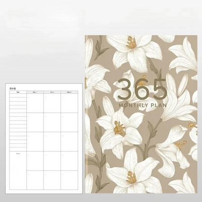 2024 A4 A5 Kalendar Dnevni red Planer Bilježnica Rasporedi za 365 dana Organizator Blokovi za pisanje Bilježnica Dnevnik Tjedni ciljevi Kontrolni popis navika