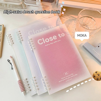 A5/B5 Binder Notebook Loose Leaf 60 Sheets Line With Gifts Kawaii Корейски канцеларски материали Ученически пособия Блокчета за бележки Студенти Пишат