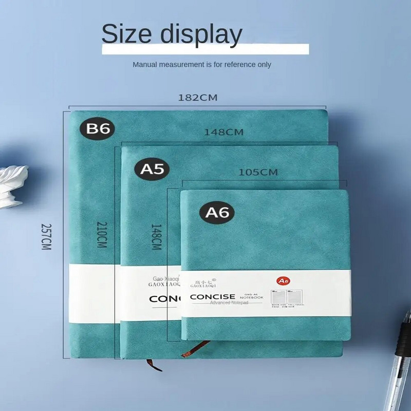 Νέα σημειωματάρια A6 Retro Sheepskin Notebooks Thickened Business Notebooks Περιοδικά Σημειωματάρια Σημειωματάρια Diary Agenda 2023 Weekly Planner Book