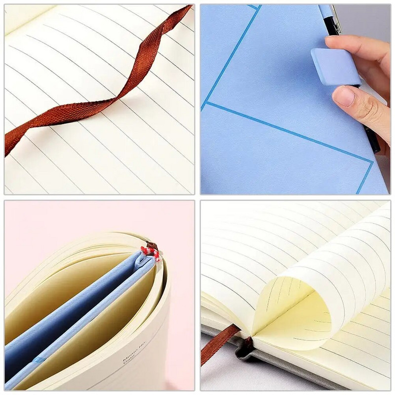 A5 Macaron värviline sülearvuti ärimärkmik Lihtne korea versioon Ettevõtte koosolekute protokollid sülearvutite päevik kontorikooli jaoks