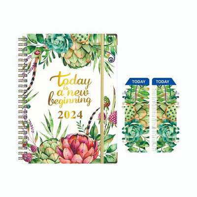 2024 A5 Planner Märkmiku päevik Nädala planeerija Päevakava Eesmärk Harjumus Ajakava Ajakiri Märkmikud Kirjatarbed Kontoritarbed