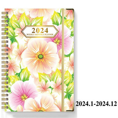 2024 A5 Planner Märkmiku päevik Nädala planeerija Päevakava Eesmärk Harjumus Ajakava Ajakiri Märkmikud Kirjatarbed Kontoritarbed