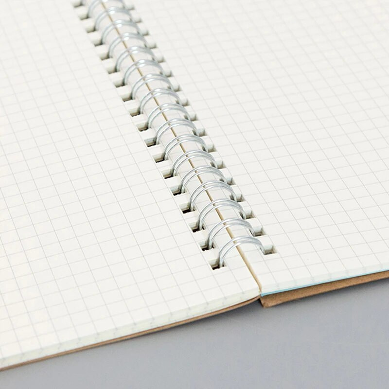 16K/A5/A6 khakivärvi kaanega märkmikud, täpid/ruut/joonitud/tühi õpilaste igapäevaste kirjutamise plaanija Kontoritarbed, kirjatarbed