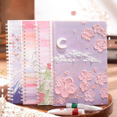 Ins Õlimaal Maastik A5 mähisega märkmik õpilastele igapäevaste ajakirjade planeerija märkmik Kawaii kirjatarvete kingitus kooli kontoritarbed