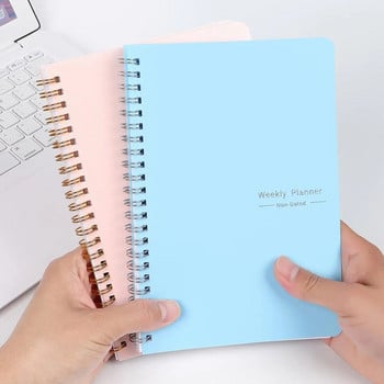 2023 Weekly Planner Agenda A5 Notebook Planner Pouch 52 Weeks Planner Schedules Γραφική ύλη Σχολική προμήθειες γραφείου Χαρτικά