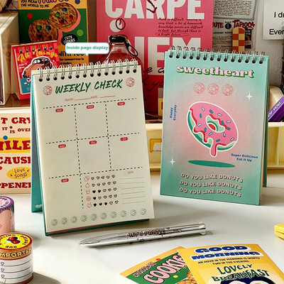 Dnevni/tjedni planer zavojnice 120 listova Dnevni red Dnevnik Pribor za 2023. Školski pribor za učenje za učenike Povratak u školu