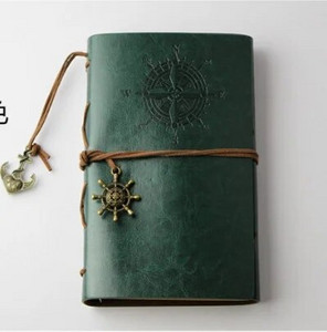 Retro spiralinės užrašų knygelės dienoraštis Bloknotas Vintažiniai piratų inkarai PU odinė užrašų knygelė Keičiamos raštinės reikmenys Dovanų keliautojo žurnalas