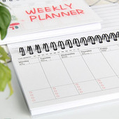 2023 Νέο Spiral Daily Planner για μαθητή Office Notepad School Εβδομαδιαίο πρόγραμμα προγραμματισμού