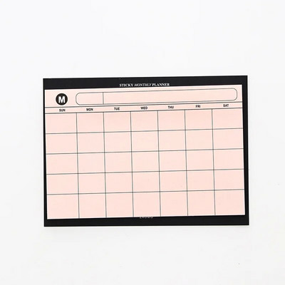 1 vnt. 30 lapų kūrybinis paprastas savaitės planuotojas „Flamingo Book Desktop“ grafiko mėnesio planas „Suplėšykite nešiojamąjį kompiuterį“ Darbo efektyvumo suvestinė