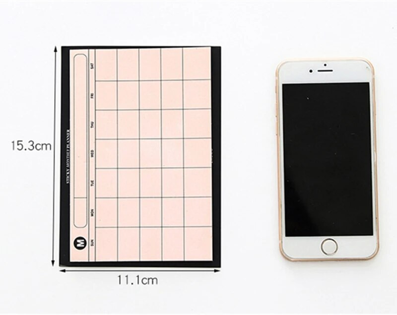 1 vnt. 30 lapų kūrybinis paprastas savaitės planuotojas „Flamingo Book Desktop“ grafiko mėnesio planas „Suplėšykite nešiojamąjį kompiuterį“ Darbo efektyvumo suvestinė