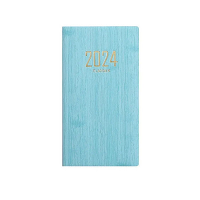 60 lehte tihendab Agenda 2024 Planner kaasaskantav A6 ajakava koostaja Kvaliteetne ärimärkmik kooli kontorisse