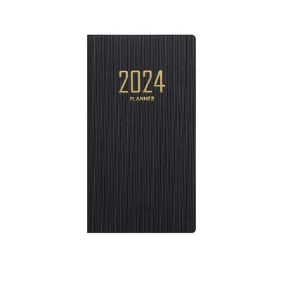 60 lehte tihendab Agenda 2024 Planner kaasaskantav A6 ajakava koostaja Kvaliteetne ärimärkmik kooli kontorisse