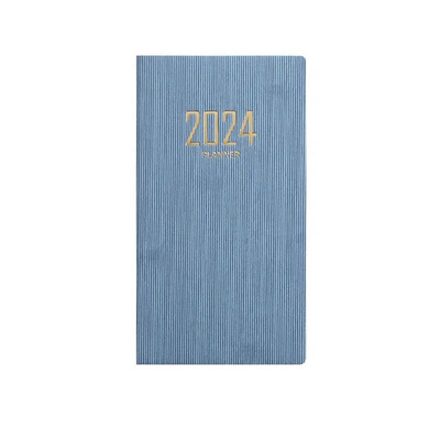 60 lehte tihendab Agenda 2024 Planner kaasaskantav A6 ajakava koostaja Kvaliteetne ärimärkmik kooli kontorisse