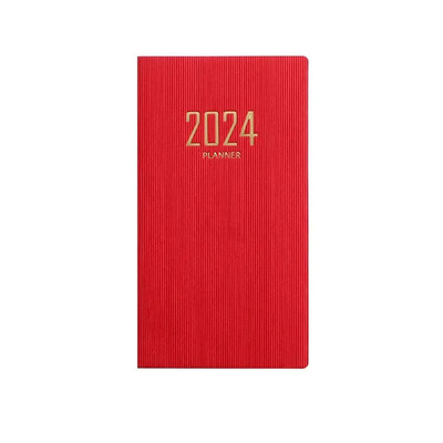 60 lehte tihendab Agenda 2024 Planner kaasaskantav A6 ajakava koostaja Kvaliteetne ärimärkmik kooli kontorisse