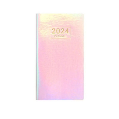 60 lehte tihendab Agenda 2024 Planner kaasaskantav A6 ajakava koostaja Kvaliteetne ärimärkmik kooli kontorisse