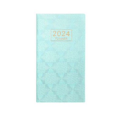 60 lehte tihendab Agenda 2024 Planner kaasaskantav A6 ajakava koostaja Kvaliteetne ärimärkmik kooli kontorisse