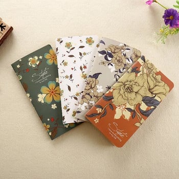 24 Φύλλα 48K Elegant Birds Flowers Blanket Notebook Writing Mini Diary Memos Βιβλίο Kraft Σημειώσεις Φοιτητική Γραφική Σχολή Προμήθειες γραφείου