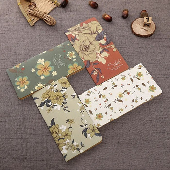 24 Φύλλα 48K Elegant Birds Flowers Blanket Notebook Writing Mini Diary Memos Βιβλίο Kraft Σημειώσεις Φοιτητική Γραφική Σχολή Προμήθειες γραφείου