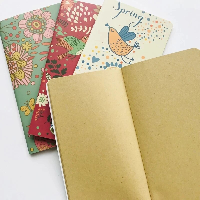 24 poognat 48 000 elegantsed linnud lilled tekk märkmik Kirjutamine minipäevik käsitööraamatute memod Õpilaste kirjatarbed kooli kontoritarbed